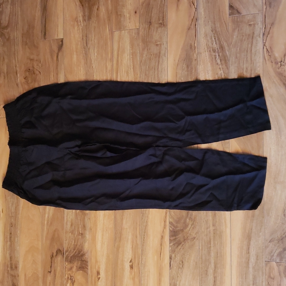 NWT H&M wide leg pants elastic high waist soft flowy comfortable 100 viscose